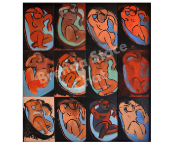 Bath Series, Oil on Plywood, 65cm x 60.5cm, 2008