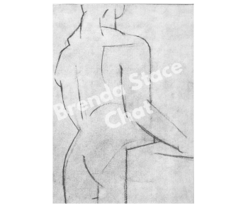 Life Drawing Study, Graphite, 1984